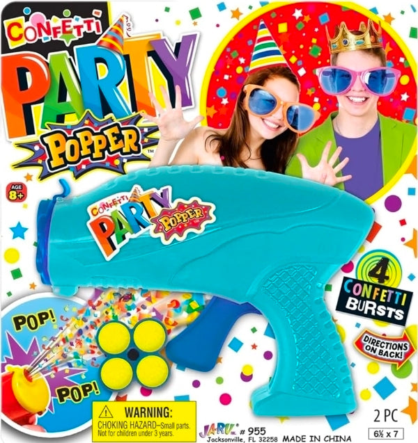 JA-RU Confetti Poppers for Kids